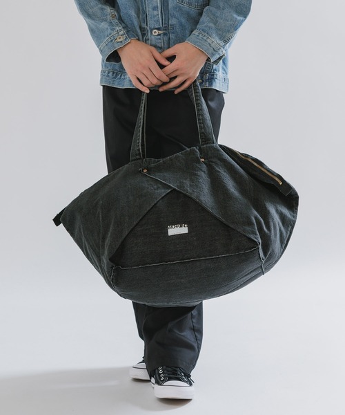 SKEWed/スキュー マチあり デニムトートバッグ（トートバッグ