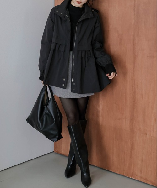 セール】ウエストフリルマウンテンパーカー（マウンテンパーカー