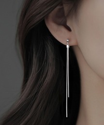 メタルタッセルピアス