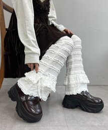 w closet | フリルリボンロングパンツ(その他パンツ)