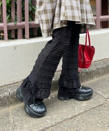 フリルリボンロングパンツ