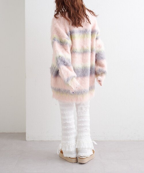 w closet(ダブルクローゼット)の「フリルリボンロングパンツ(その他パンツ・レディース・ブラック/オフホワイト/グリーン・SMALL/MEDIUM)」の10枚目の写真