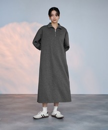 milli de l'air パフィバックダンボールハーフZIPワンピース