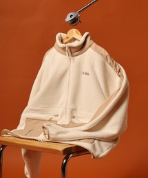 NERDY（ノルディ）の「WOVENブロックフリースジャケット（ブルゾン）」