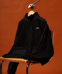 NERDY（ノルディ）の「WOVENブロックフリースジャケット（ブルゾン）」