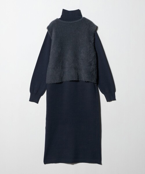 セール】フェザーベスト＋ハイネックワンピース ＜A DAY IN THE LIFE