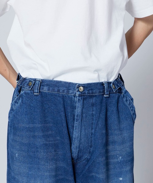 Ordinary fits（オーディナリーフィッツ）の「Ordinary fits/オーディナリーフィッツ BELL PANTS ベルパンツ ワイド ジーンズ（デニムパンツ・メンズ・ブルー・30/32/34）」の6枚目の写真