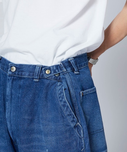 Ordinary fits（オーディナリーフィッツ）の「Ordinary fits/オーディナリーフィッツ BELL PANTS ベルパンツ ワイド ジーンズ（デニムパンツ・メンズ・ブルー・30/32/34）」の7枚目の写真