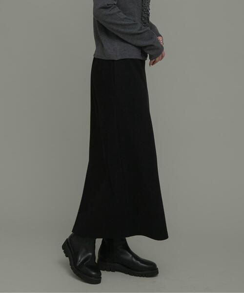 URBAN RESEARCH Sonny Label(アーバンリサーチサニーレーベル)の「『UR TECH』蓄熱ジャージーIラインスカート(スカート・レディース・ブラック/アイボリー/グレー・FREE)」の5枚目の写真