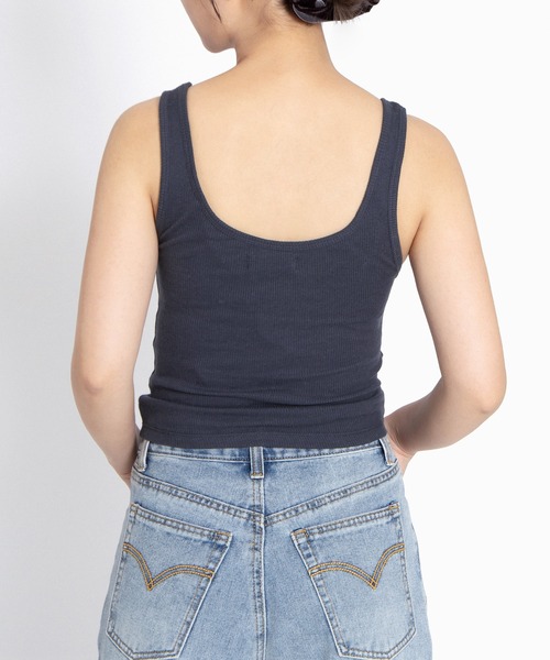 PUNYUS（プニュズ）の「タンクトップ（タンクトップ・レディース・ホワイト/ベージュ/スミクロ・1/2/3/4/5）」の7枚目の写真