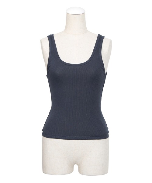 PUNYUS（プニュズ）の「タンクトップ（タンクトップ・レディース・ホワイト/ベージュ/スミクロ・1/2/3/4/5）」の8枚目の写真