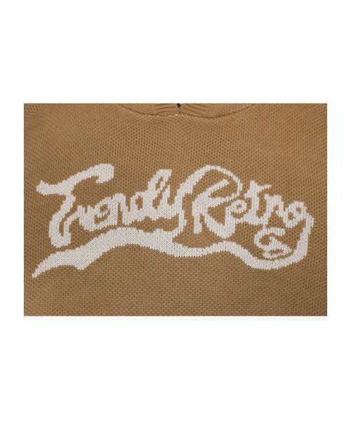 GUBIN(グビン)の「RE : ウェーブロゴニットフード - サンドベージュ(ニット/セーター・レディース・その他・LARGE/SMALL/MEDIUM)」の6枚目の写真