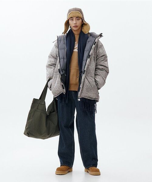 GUBIN(グビン)の「RE : ウェーブロゴニットフード - サンドベージュ(ニット/セーター・レディース・その他・LARGE/SMALL/MEDIUM)」の9枚目の写真