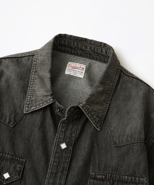 OUTSTANDING(アウトスタンディング)の「WESTERN DENIM SHIRT_BLACK(シャツ/ブラウス・メンズ・その他・SMALL/MEDIUM/LARGE)」の8枚目の写真