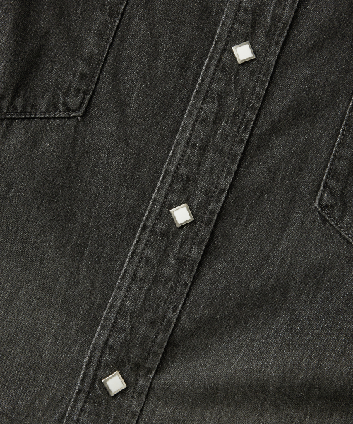 OUTSTANDING(アウトスタンディング)の「WESTERN DENIM SHIRT_BLACK(シャツ/ブラウス・メンズ・その他・SMALL/MEDIUM/LARGE)」の5枚目の写真