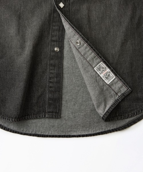 OUTSTANDING(アウトスタンディング)の「WESTERN DENIM SHIRT_BLACK(シャツ/ブラウス・メンズ・その他・SMALL/MEDIUM/LARGE)」の3枚目の写真