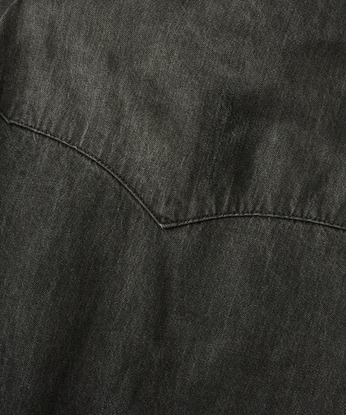 OUTSTANDING(アウトスタンディング)の「WESTERN DENIM SHIRT_BLACK(シャツ/ブラウス・メンズ・その他・SMALL/MEDIUM/LARGE)」の2枚目の写真