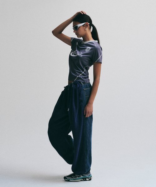 Retriever Club（レトリーバークラブ）の「HOWLING SOCCER CROP JERSEY [GRAY]（Tシャツ/カットソー・レディース・その他・FREE）」の4枚目の写真
