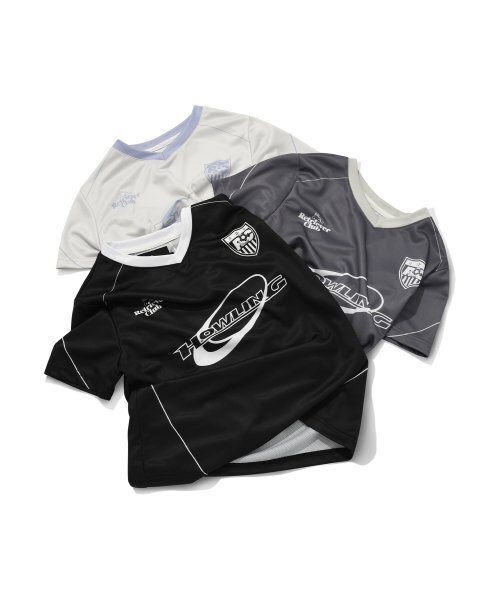 Retriever Club（レトリーバークラブ）の「HOWLING SOCCER CROP JERSEY [GRAY]（Tシャツ/カットソー・レディース・その他・FREE）」の11枚目の写真
