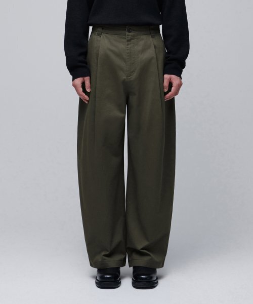 MUSINSA STANDARD（ムシンサスタンダード）の「カーブドワイドチノパンツ [カーキ]（その他パンツ・メンズ・その他・40/38/42/36/34/32/30/31/33/26/27/28/29）」の22枚目の写真