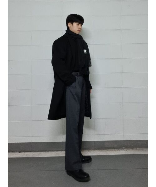 MUSINSA STANDARD（ムシンサスタンダード）の「リアルワイドベルトスラックス[グレー]（スラックス・メンズ・その他・40/38/42/36/27/28/29/34/32/30/31/33/26）」の12枚目の写真