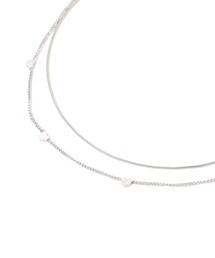 Heather | ステンレスモチーフミニハートネックレス　608737(ネックレス)