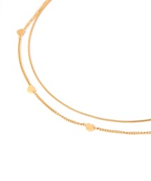 Heather | ステンレスモチーフミニハートネックレス　608737(ネックレス)