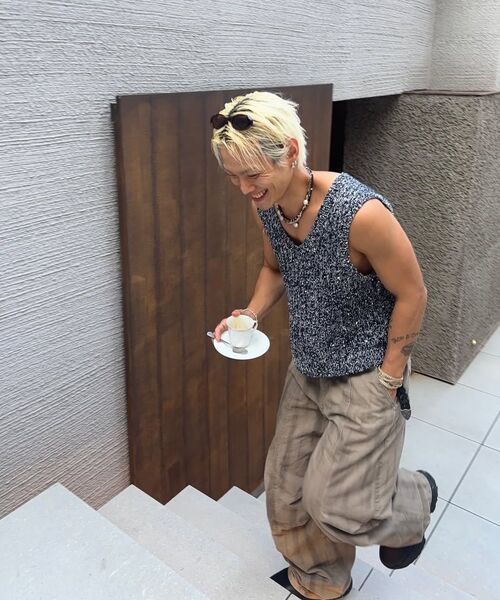 DEFGARMENTS（デフグラメンツ）の「BLUSHED PARACHUTE PANTS [BROWN]（スウェットパンツ・レディース・その他・X-SMALL/SMALL/MEDIUM/LARGE）」の8枚目の写真