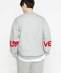 [UNISEX]エルボーLOVEスマイル描画マンツーマン_グレー