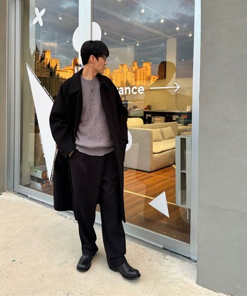 INSILENCE(インサイロンス)の「オーバーサイズバルマカンコート DARK NAVY(チェスターコート・メンズ・その他・LARGE/MEDIUM/SMALL)」の6枚目の写真