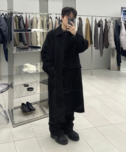 INSILENCE(インサイロンス)の「オーバーサイズバルマカンコート DARK NAVY(チェスターコート・メンズ・その他・LARGE/MEDIUM/SMALL)」の8枚目の写真