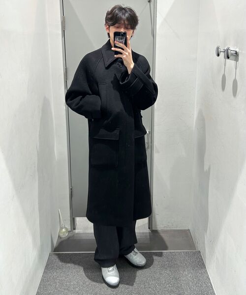 INSILENCE(インサイロンス)の「オーバーサイズバルマカンコート DARK NAVY(チェスターコート・メンズ・その他・LARGE/MEDIUM/SMALL)」の9枚目の写真