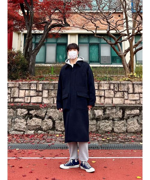 INSILENCE(インサイロンス)の「オーバーサイズバルマカンコート DARK NAVY(チェスターコート・メンズ・その他・LARGE/MEDIUM/SMALL)」の11枚目の写真