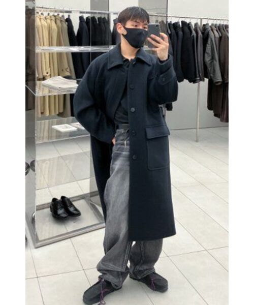 INSILENCE(インサイロンス)の「オーバーサイズバルマカンコート DARK NAVY(チェスターコート・メンズ・その他・LARGE/MEDIUM/SMALL)」の12枚目の写真