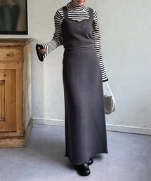 Thevon | ラメニットビスチェ×スカートSETUP(ワンピース)