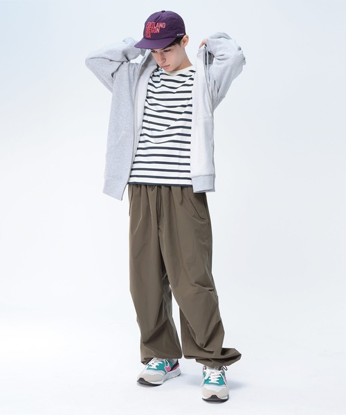 Goodwear（グッドウェア）の「Goodwear (グッドウェア) USAコットン オーバーシルエット フルジップ パーカー メンズ レディース（パーカー・メンズ・グレー/ブラック/ダークグレー・M/LL/L）」の19枚目の写真