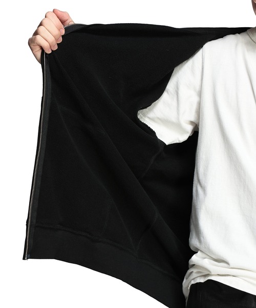 Goodwear（グッドウェア）の「Goodwear (グッドウェア) USAコットン オーバーシルエット フルジップ パーカー メンズ レディース（パーカー・メンズ・グレー/ブラック/ダークグレー・M/LL/L）」の10枚目の写真