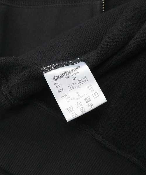 Goodwear（グッドウェア）の「Goodwear (グッドウェア) USAコットン オーバーシルエット フルジップ パーカー メンズ レディース（パーカー・メンズ・グレー/ブラック/ダークグレー・M/LL/L）」の12枚目の写真