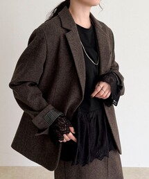 fredy emue | レースドッキングロンTシャツ(Tシャツ/カットソー)