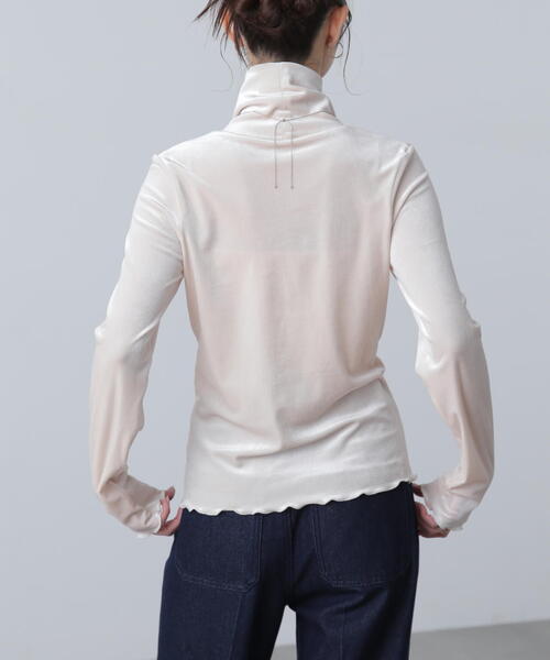 FREE'S MART（フリーズマート）の「◆〈ＭＦＭ〉ベロアタートルカットソー（Tシャツ/カットソー・レディース・グレー/ホワイト・FREE）」の18枚目の写真