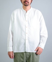 OMNIGOD（オムニゴッド）の「[OMNIGOD mens / オムニゴッド] ダブルガーゼ スタンドカラーワークシャツ（シャツ/ブラウス）」