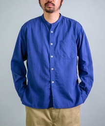 OMNIGOD（オムニゴッド）の「[OMNIGOD mens / オムニゴッド] ダブルガーゼ スタンドカラーワークシャツ（シャツ/ブラウス）」