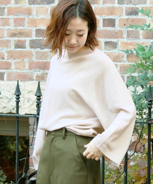 JOURNAL STANDARD(ジャーナルスタンダード)の「カシミヤ混 ワイドスリーブプルオーバー#(ニット/セーター・レディース・グリーン/ピンク/ピンク系その他/ベージュ/チャコールグレー・FREE)」の20枚目の写真