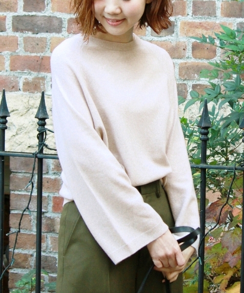 JOURNAL STANDARD(ジャーナルスタンダード)の「カシミヤ混 ワイドスリーブプルオーバー#(ニット/セーター・レディース・グリーン/ピンク/ピンク系その他/ベージュ/チャコールグレー・FREE)」の21枚目の写真