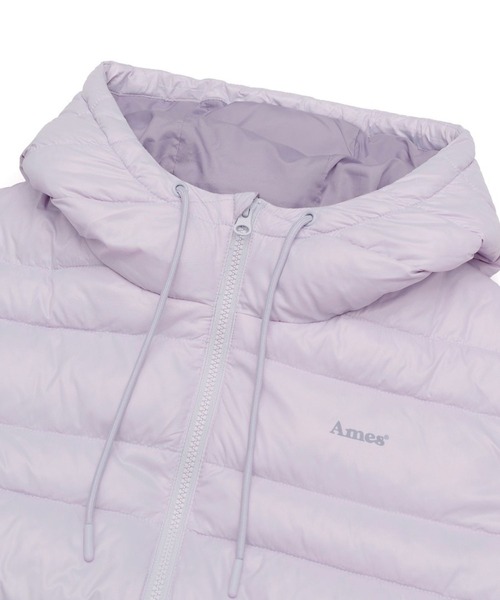 AMESWORLDWIDE(アメスワールドワイド)の「【UNISEX】AMES WORLDWIDE /ライトフードダウンジャケット(ダウンジャケット/コート・レディース・ブラック/アイボリー/ラベンダー・SMALL/MEDIUM)」の20枚目の写真