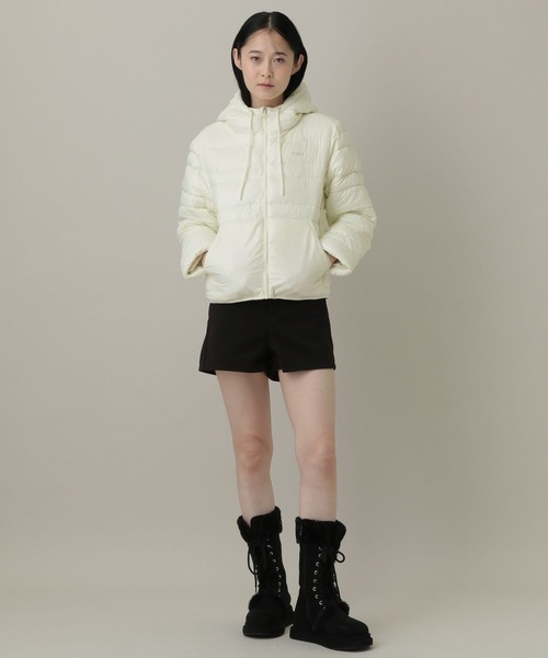 AMESWORLDWIDE(アメスワールドワイド)の「【UNISEX】AMES WORLDWIDE /ライトフードダウンジャケット(ダウンジャケット/コート・レディース・ブラック/アイボリー/ラベンダー・SMALL/MEDIUM)」の22枚目の写真