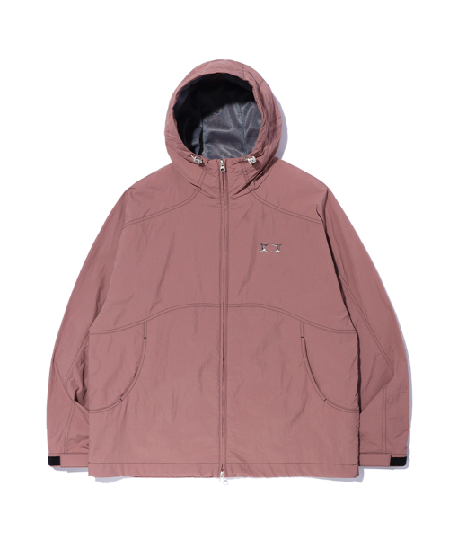 METAL WORMHOLE LOGO JACKET PINK