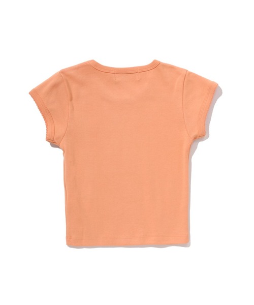 A BATHING APE（アベイシングエイプ）の「APE HEAD ONE POINT CROPPED TEE（Tシャツ/カットソー・レディース・ブラック/オレンジ/ホワイト・SMALL/MEDIUM/LARGE）」の7枚目の写真