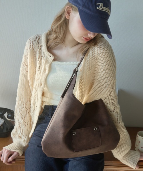 Birthday room(バースデイルーム)の「フェイクレザーベルトバッグ/Faux leather belt bag(ショルダーバッグ・レディース・イエロー/ブラウン/ブラック・FREE)」の10枚目の写真