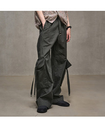 LMOOD（エルムード）の「ウェストコーストバンディングカーゴパンツカーキグレー（その他パンツ）」